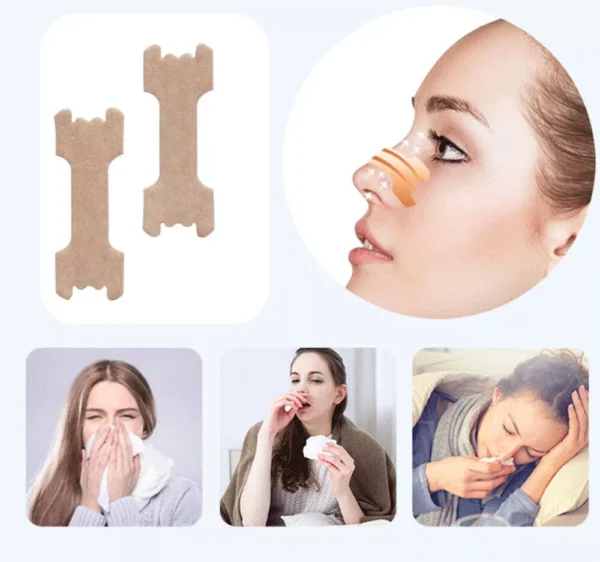 Nasal Strips for Enhanced Breathing and Snoring Relief - 50 Pieces